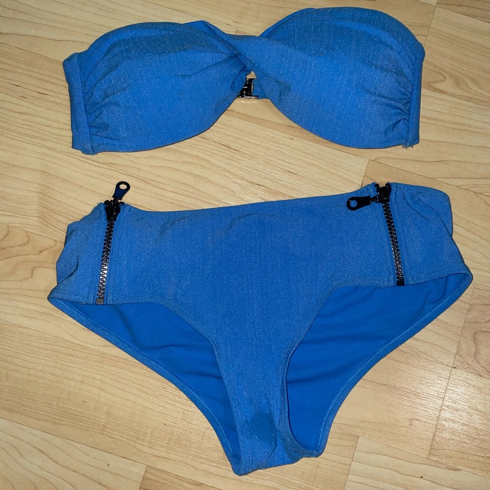 H&M blue bikini set